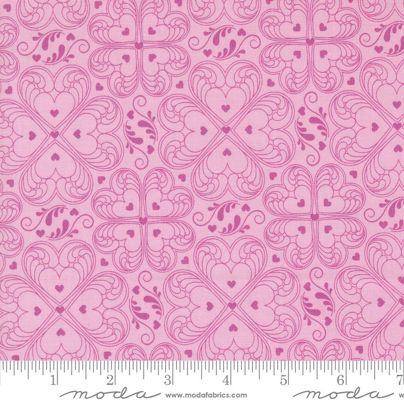 Legendary Love Damask - Lilac - Quilt Fabric