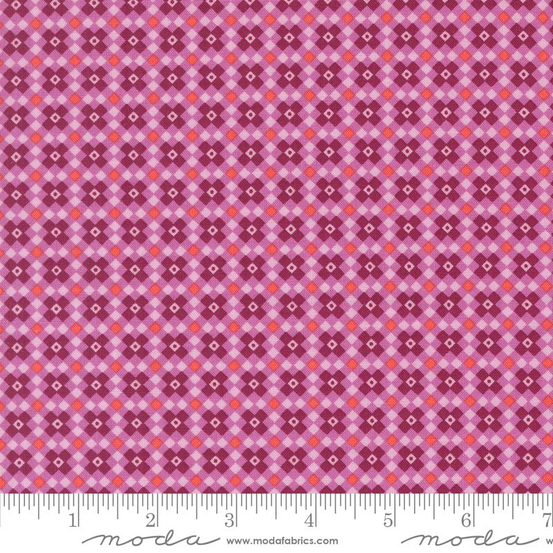 Legendary Love Checker - Wisteria - Quilt Fabric