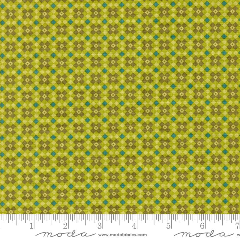 Legendary Love Checker - Grass - Quilt Fabric