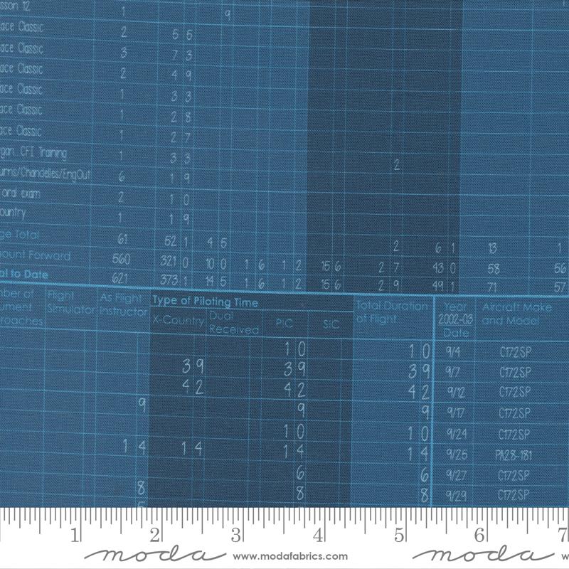 High Flight Logbook Harbor - Quilt Fabric