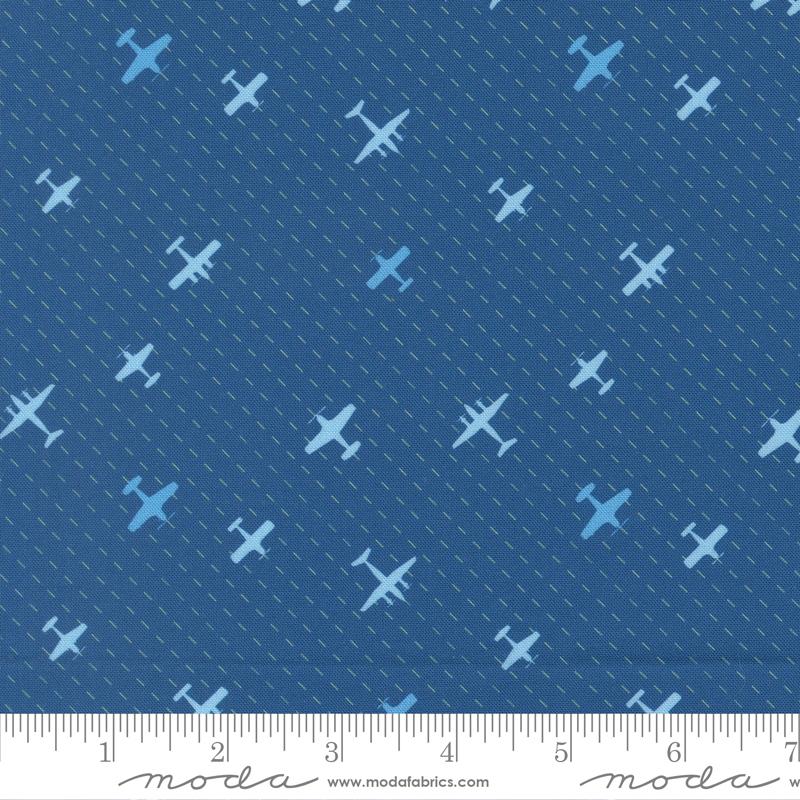 High Flight Airplane Harbor - Quilt Fabric