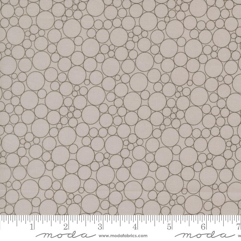 Tranquility Bubbles Smoke - Quilt Fabric, zoomed in. Select this picture to zoom back out.