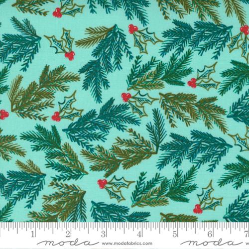 Cheer Merriment Frost - Spruce Sprig Christmas - Fabric