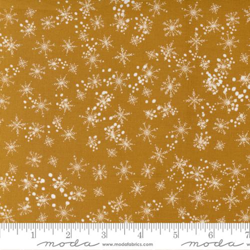 Cheer Merriment Brass - Snowfall Blender - Quilt Fabric