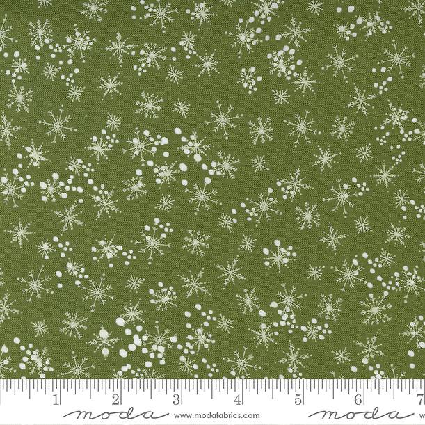 Cheer Merriment Sage - Snowfall Blender - Quilt Fabric