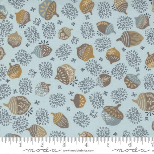 Slow Stroll Sky - Acorn Toss Nature - Quilt Fabric