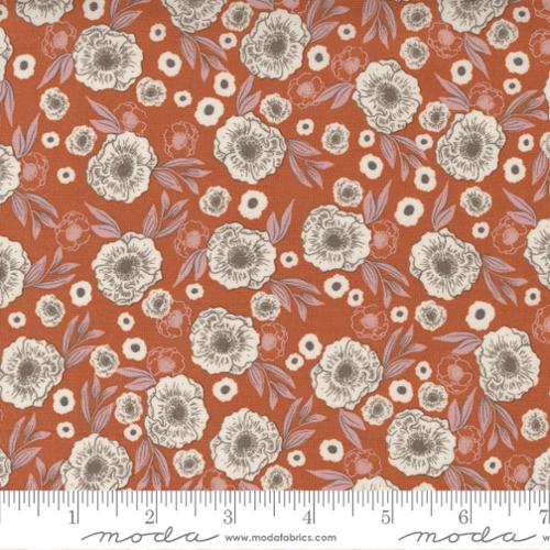 Slow Stroll Pumpkin - Last Bloom - Quilt Fabric