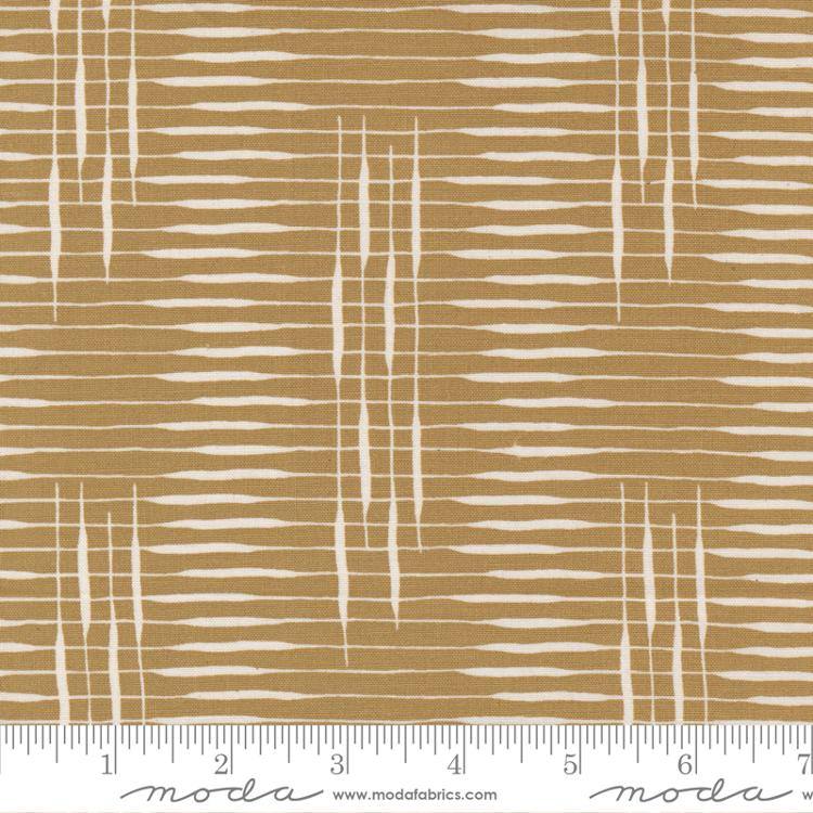Slow Stroll Golden - Cattail Crossing - Quilt Fabric