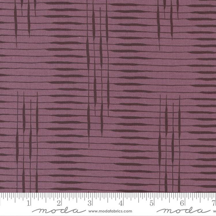 Slow Stroll Plum - Cattail Crossing Plaid - Quilt Fabric