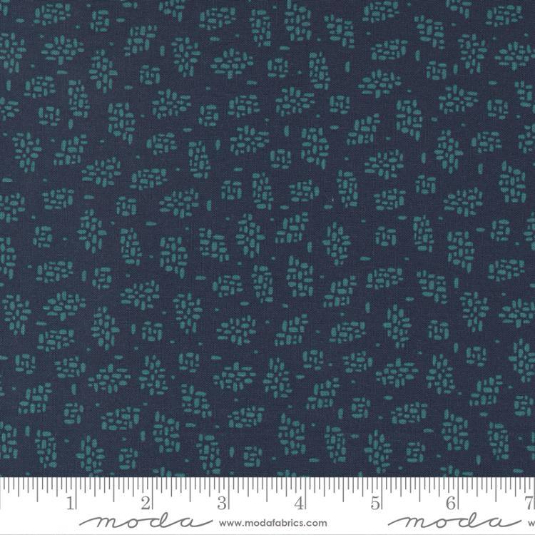 Songbook A New Page Navy - Stone Path - Quilt Fabric