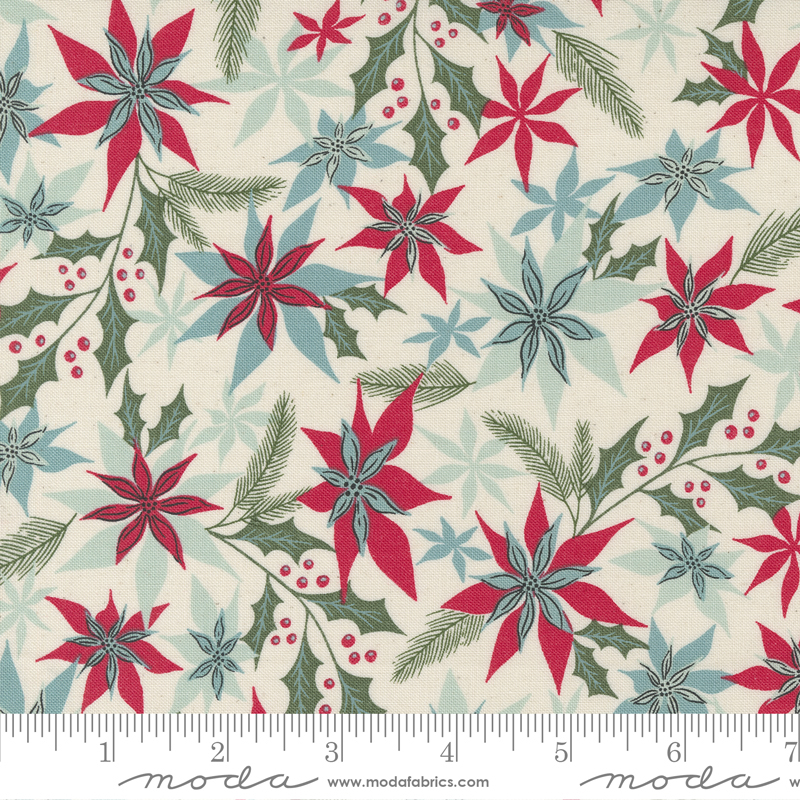 Good News Great Joy Snow - Joyful Petals - Quilt Fabric