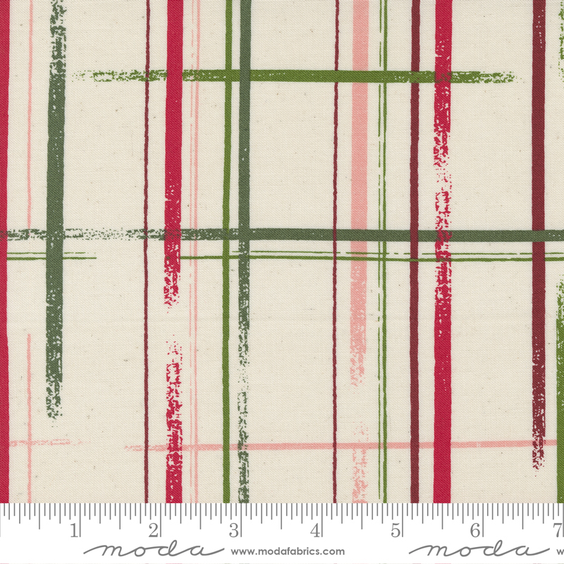 Good News Great Joy Snow - Candy - Quilt Fabric