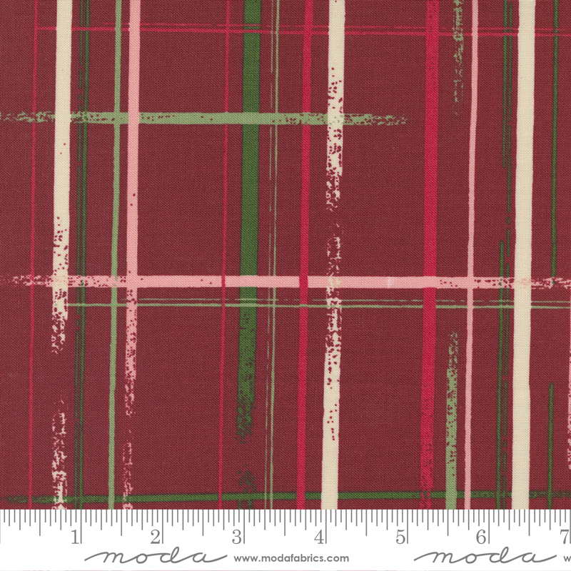 Good News Great Joy Cranberry - Candy - Quilt Fabric