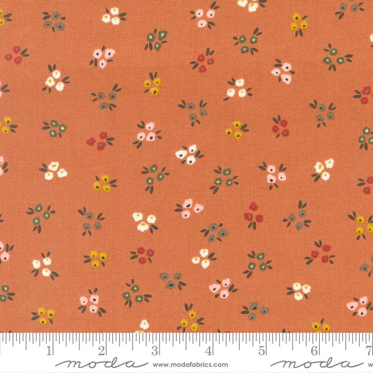 Dawn On The Prairie Pumpkin Pie - Sweet Ditsy - Quilt Fabric