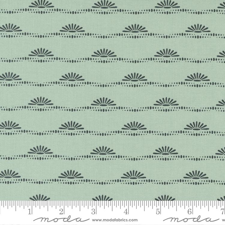 Dawn On The Prairie Dusty Mint - Quilt Fabric