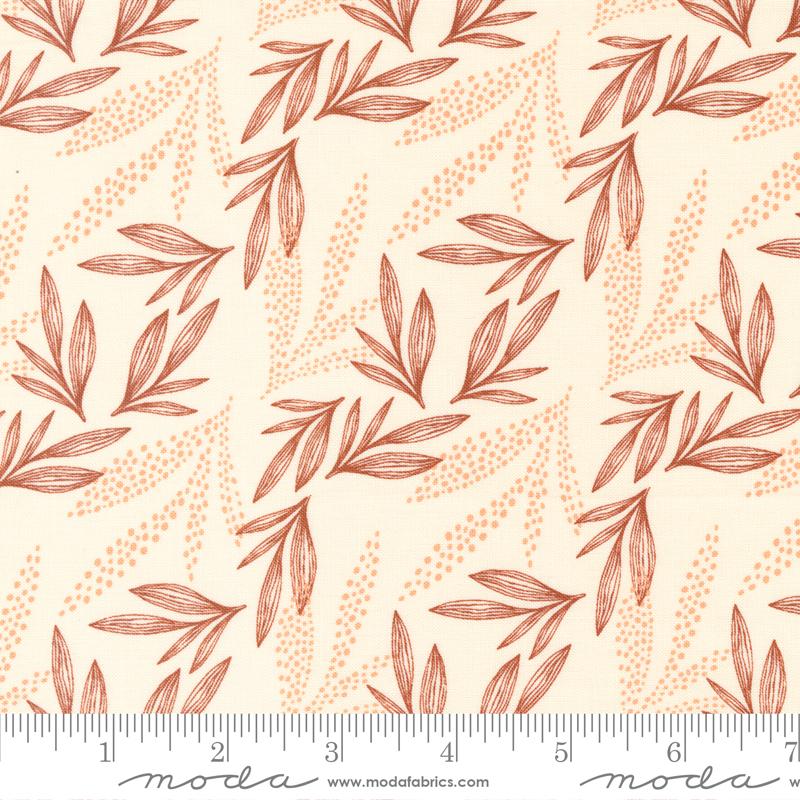Woodland Wildflowers Leaf Lore - Cream - Quilt Fabric