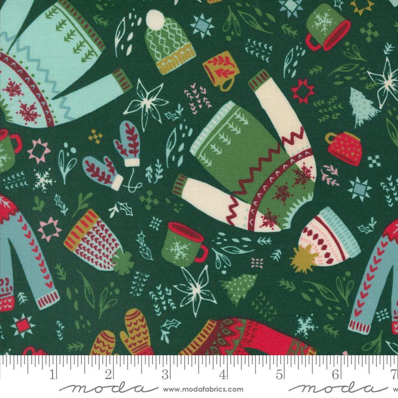 Cozy Wonderland Pine - Quilt Fabric