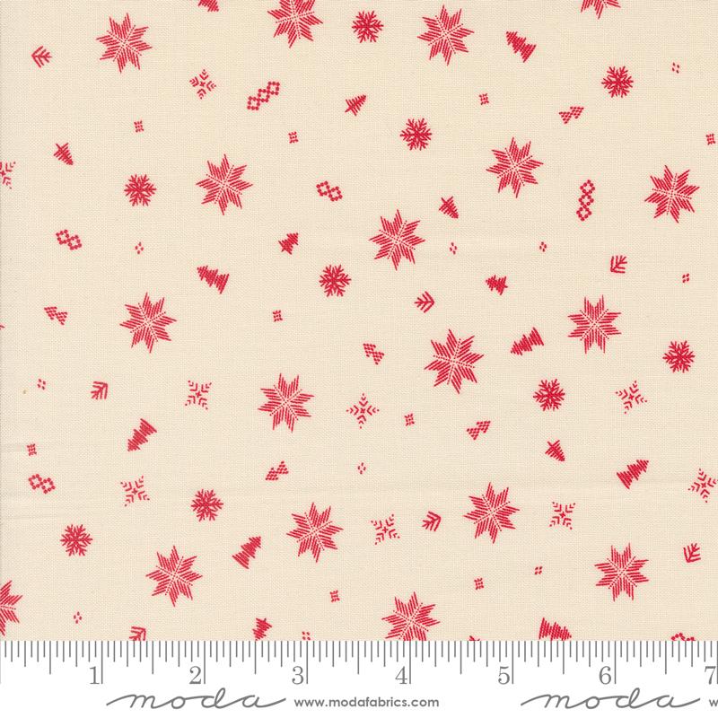 Cozy Wonderland Natural - Quilt Fabric, zoomed in. Select this picture to zoom back out.