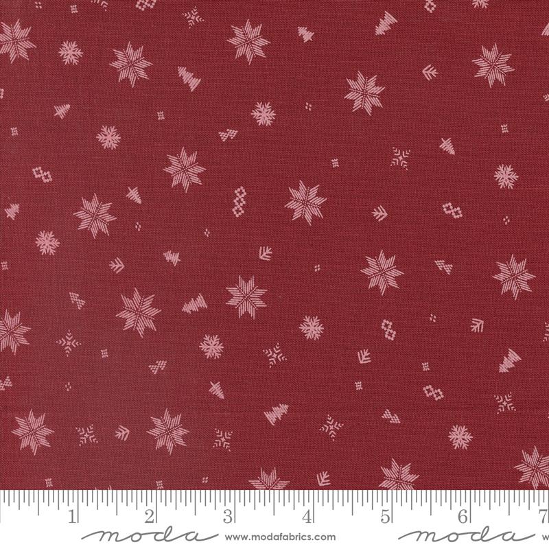 Cozy Wonderland Burgundy - Quilt Fabric