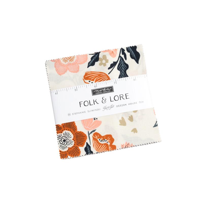 Folk Lore - Charm Pack, zoomed in. Select this picture to zoom back out.