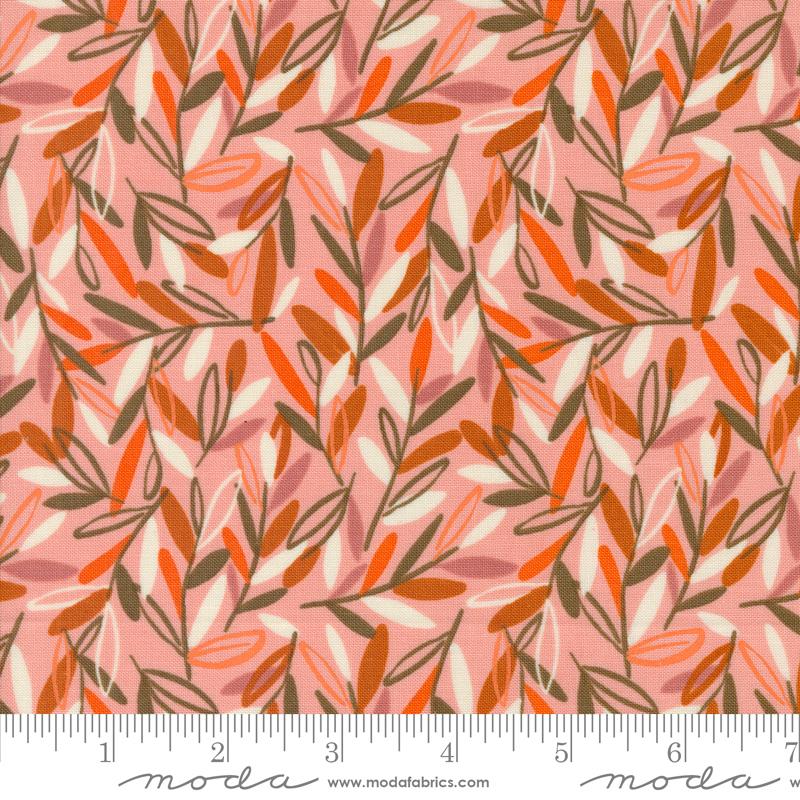 Things Above Leaf - Cameo - Quilt Fabric