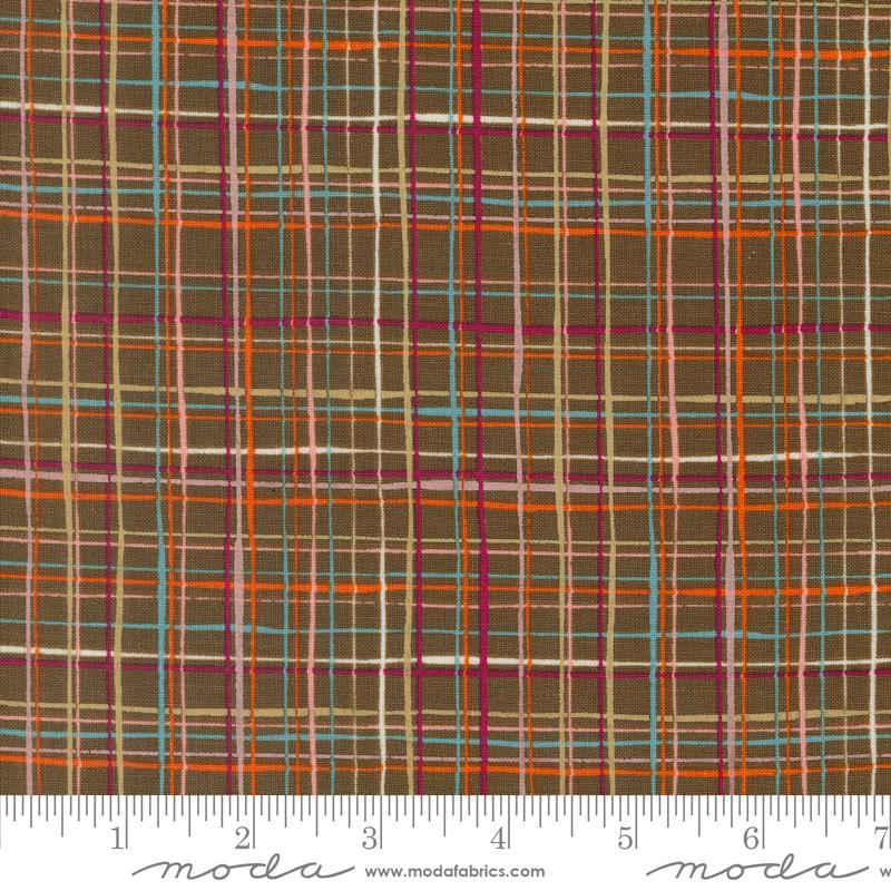 Things Above Lattice - Cocoa - Quilt Fabric
