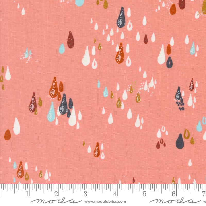Things Above Rain - Cameo - Quilt Fabric