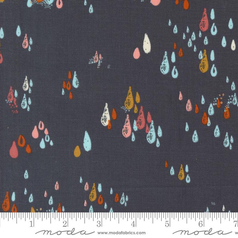 Things Above Rain - Flint - Quilt Fabric
