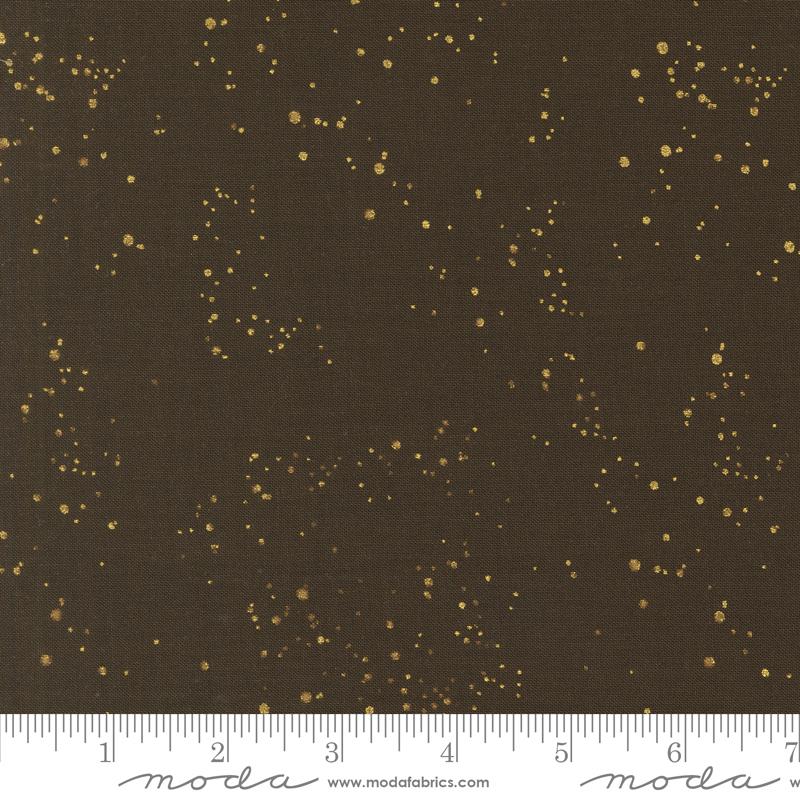 Old World Yuletide Snow Espresso - Christmas Fabric