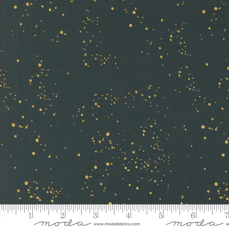 Old World Yuletide Snow Midnight - Christmas Fabric