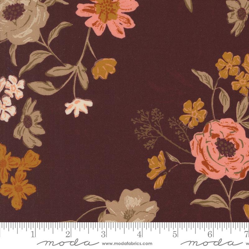 Foraged Found Bloom Merlot - Quilt Fabric