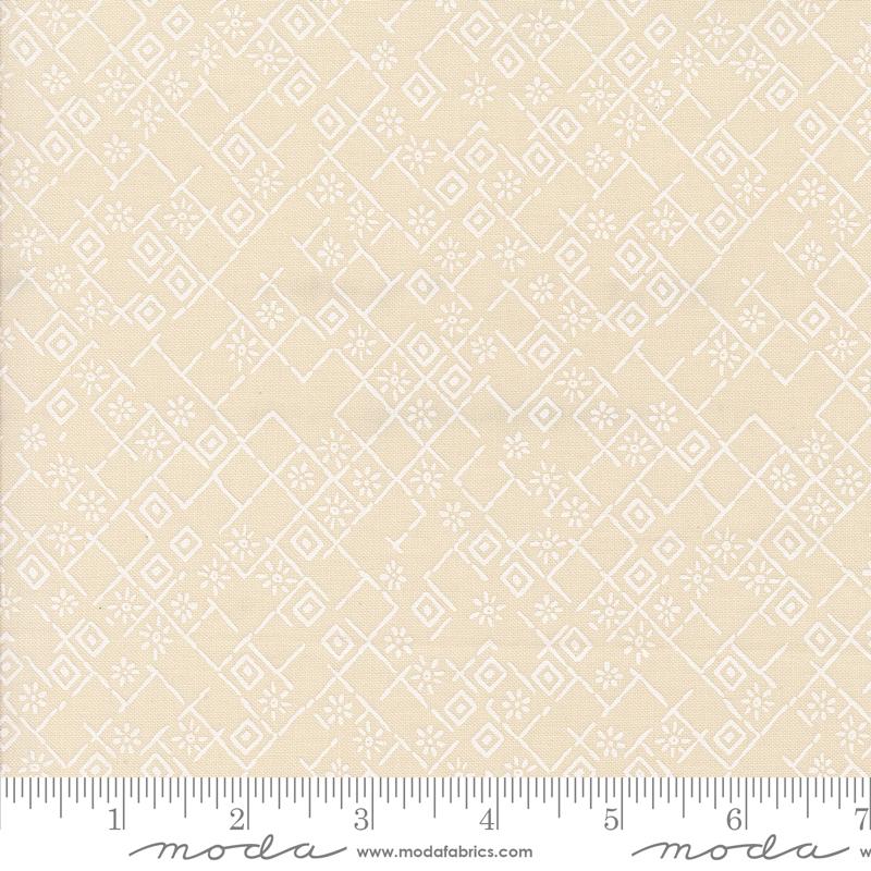 Foraged Found Weave Eggshell White - Quilt Fabric