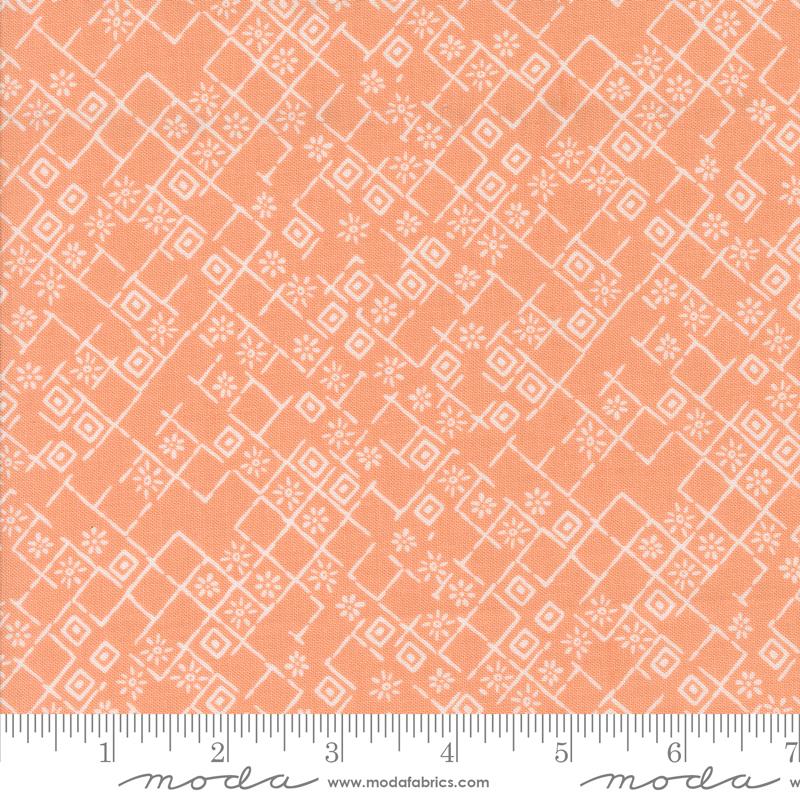 Foraged Found Weave Peach - Quilt Fabric