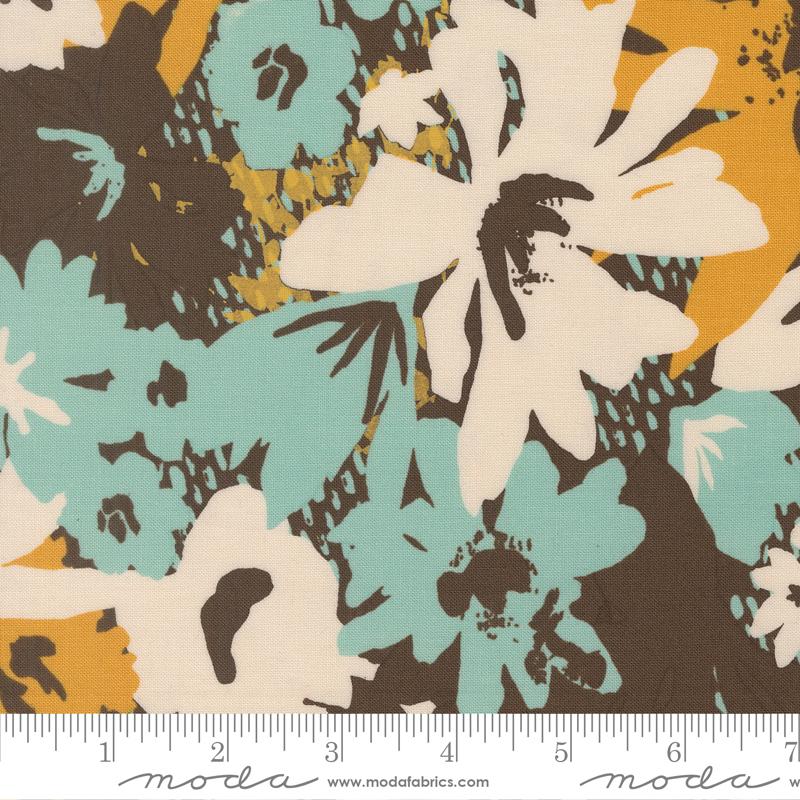 Boho Haven Floral Walnut - Quilt Fabric