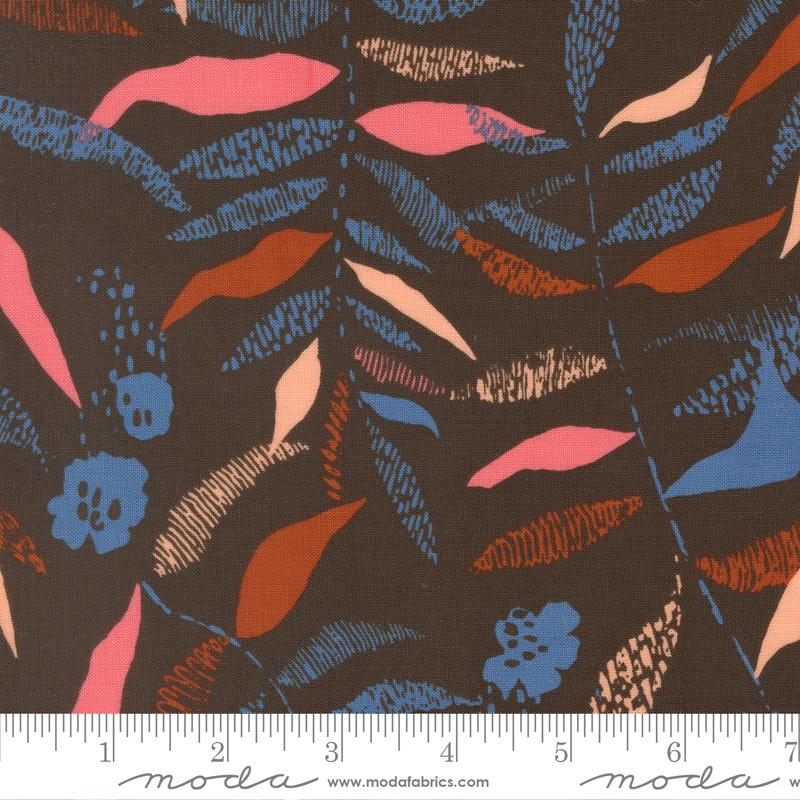 Boho Haven Feathered Walnut - Quilt Fabric