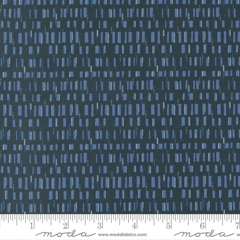 Boho Haven Dash Deep Sea - Quilt Fabric