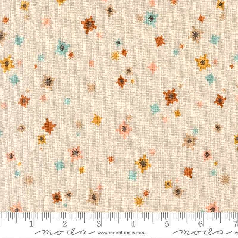 Boho Haven Star Eggshell - Quilt Fabric