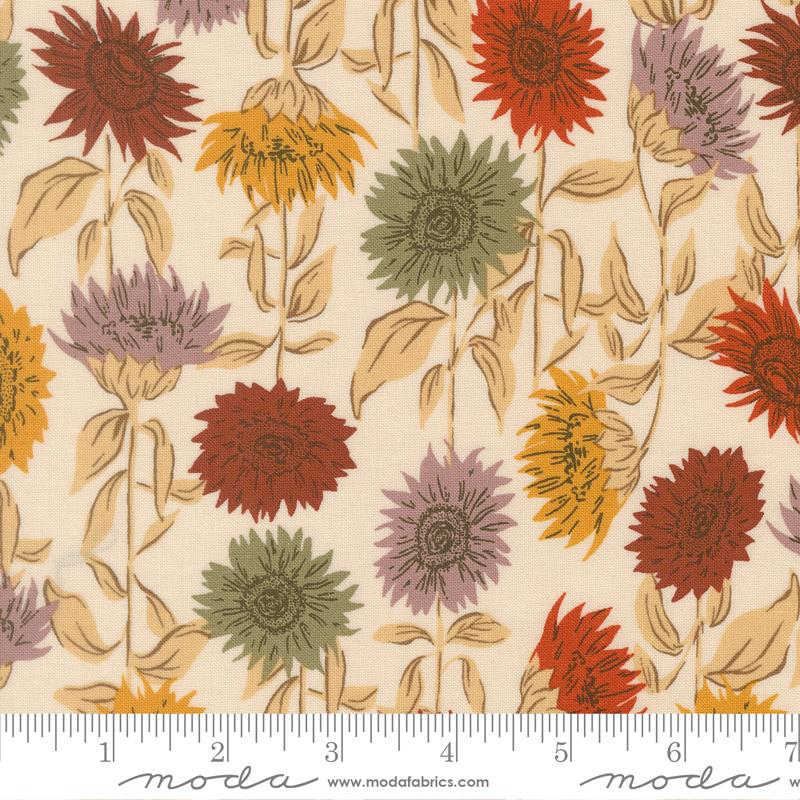 Windfall Sunflower Eggshell - Quilt Fabric