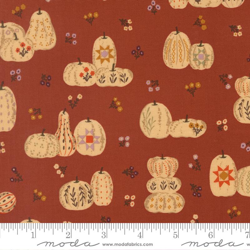 Windfall Gourds Rust - Quilt Fabric