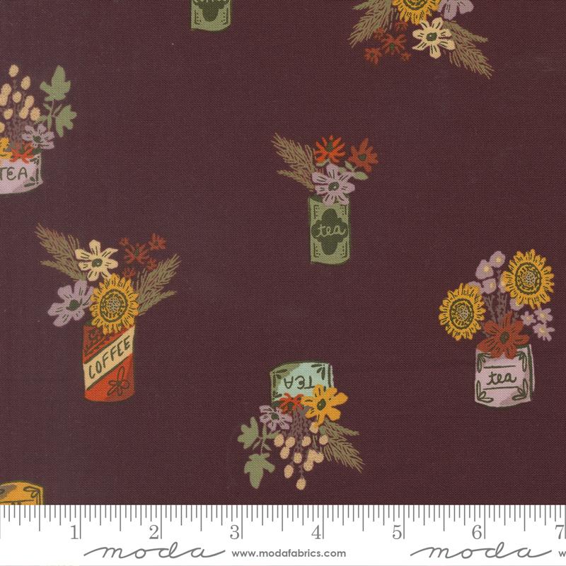 Windfall Bouquet Merlot - Quilt Fabric