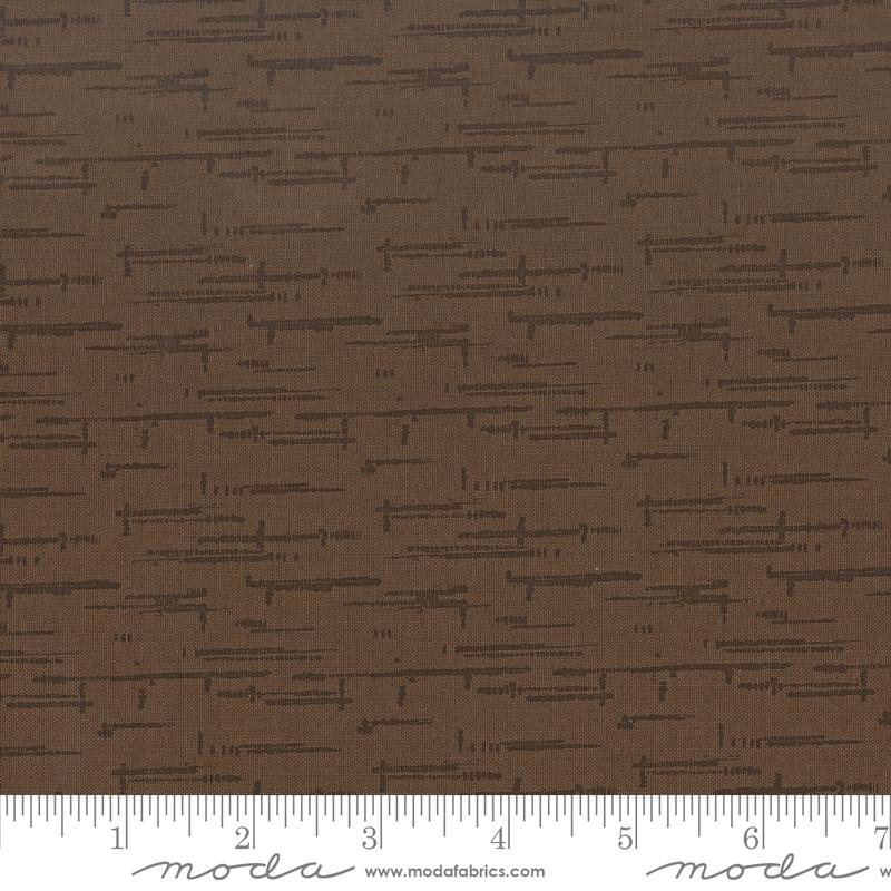 Windfall Branches Coffee - Quilt Fabric