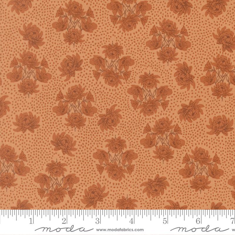 Wellspring Blossom Coral Seashell - Quilt Fabric