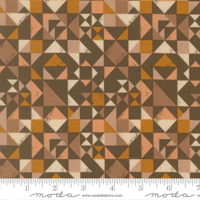 Wellspring Geometric Earth - Quilt Fabric