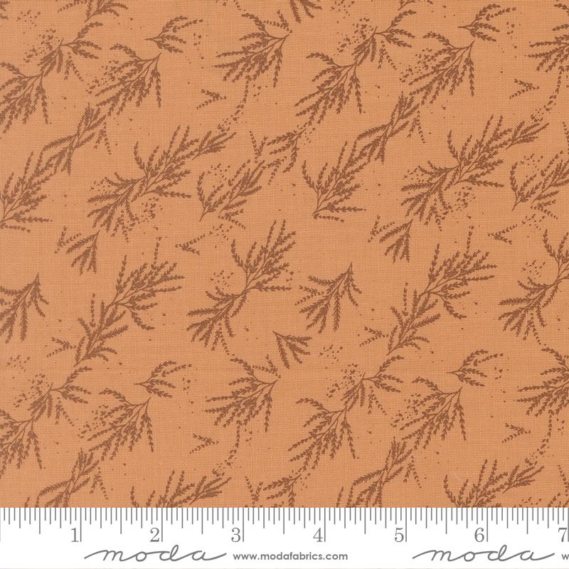 Wellspring Sprig Coral Seashell - Quilt Fabric