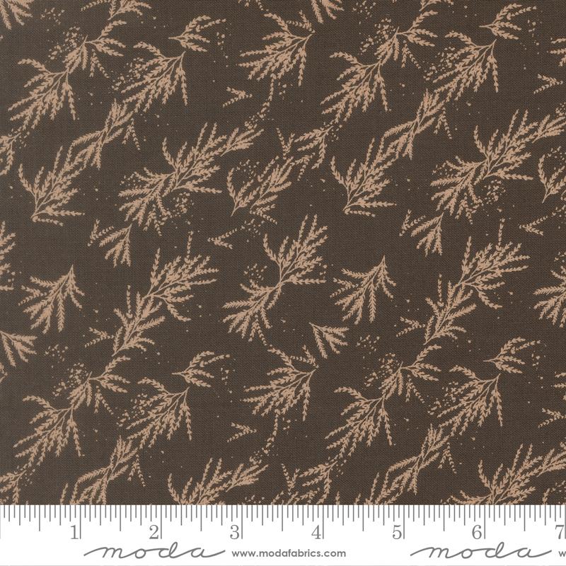 Wellspring Sprig Charcoal - Quilt Fabric