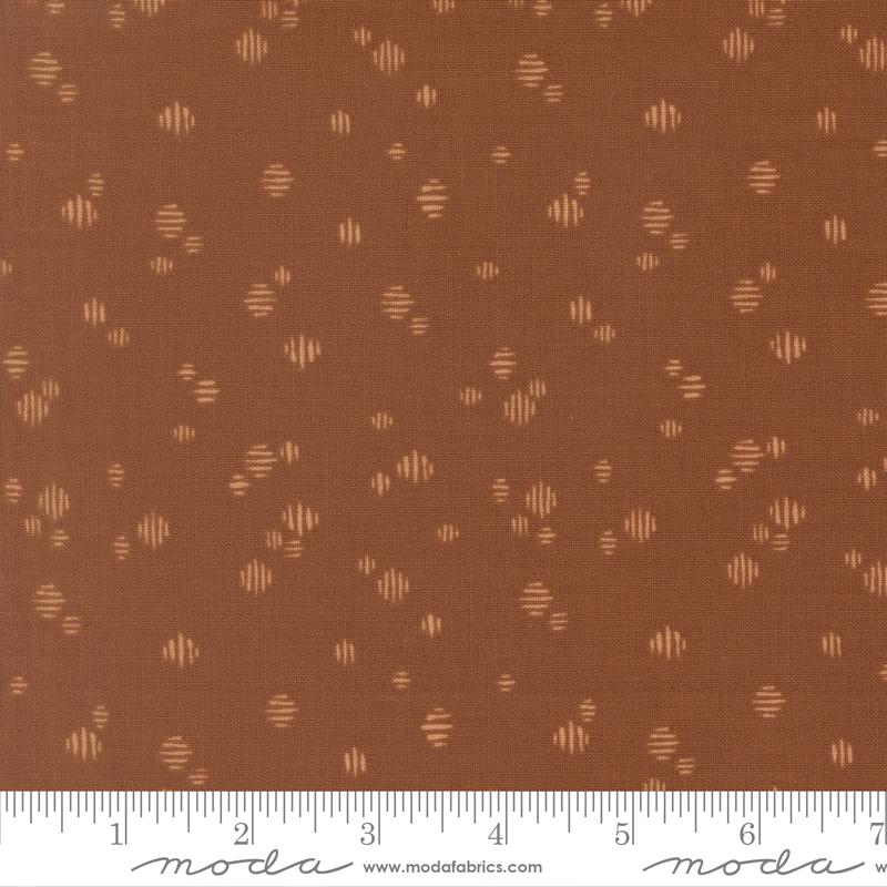 Wellspring Dotted Dark Clay - Quilt Fabric