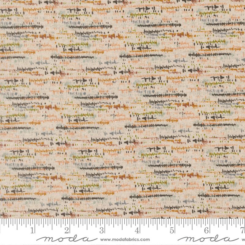 Wellspring Striped Mochi Linen Eggshell - Quilt Fabric