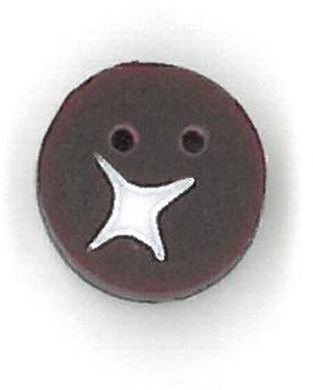Burgundy Berry Button