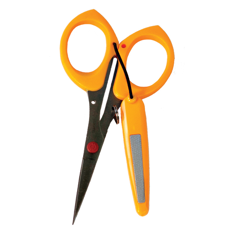 Thread Scissors With File Cap