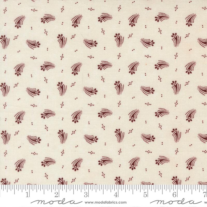 Cardinals Nest Abstract Tan - Quilt Fabric, zoomed in. Select this picture to zoom back out.